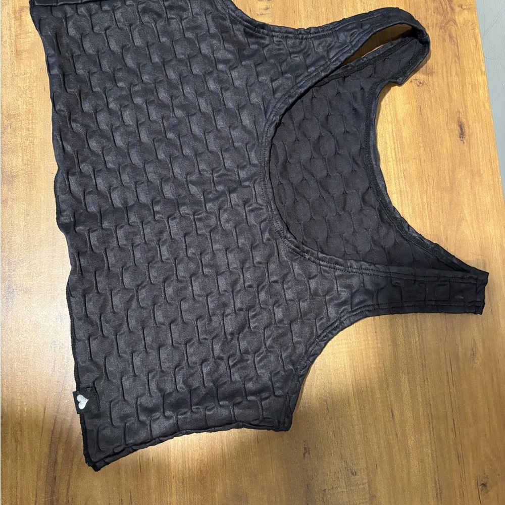 Booty by Brabants Black Textured Tank Top